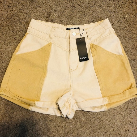 Nasty Gal High Waisted Color Block 